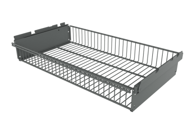 Корзина выдвижная Титан GS 563х340х85 серебристая