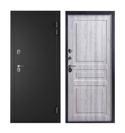 Дверь Норд 2050х980 R\L Антик серебро/Ривьера ТЕРМОРАЗРЫВ