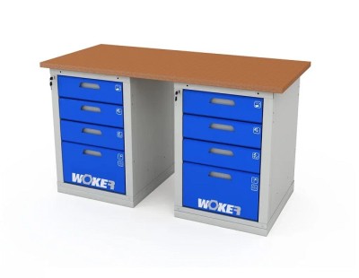 Верстак двухтумбовый Woker Pro 2404.F30.1500